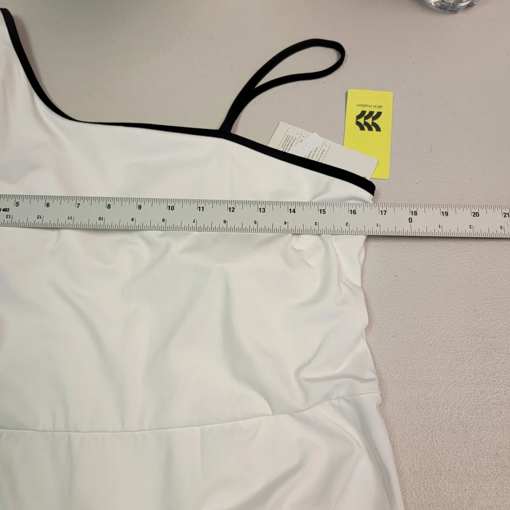 All In Motion Asymmetrical Active Dress Womens White Moisture-Wicking UPF 50+ XL